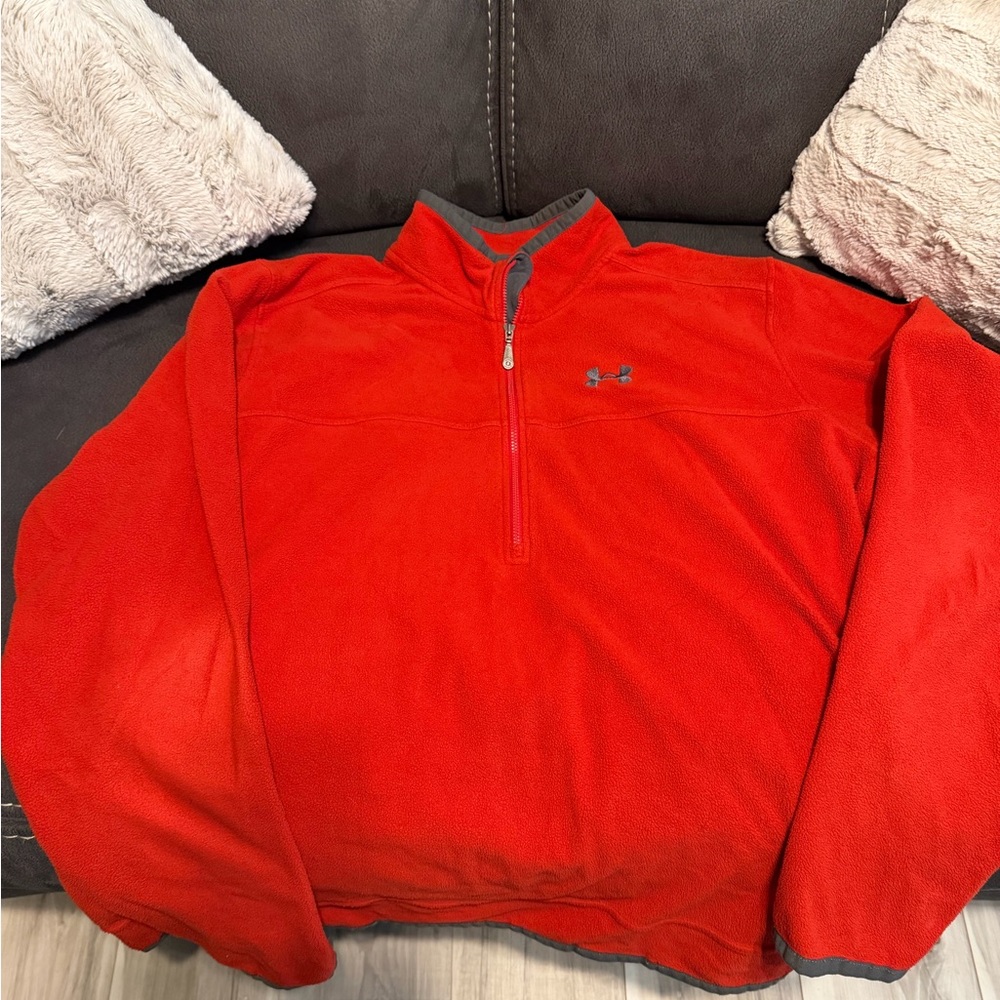 Under Armour Scarlet Fleece Top
